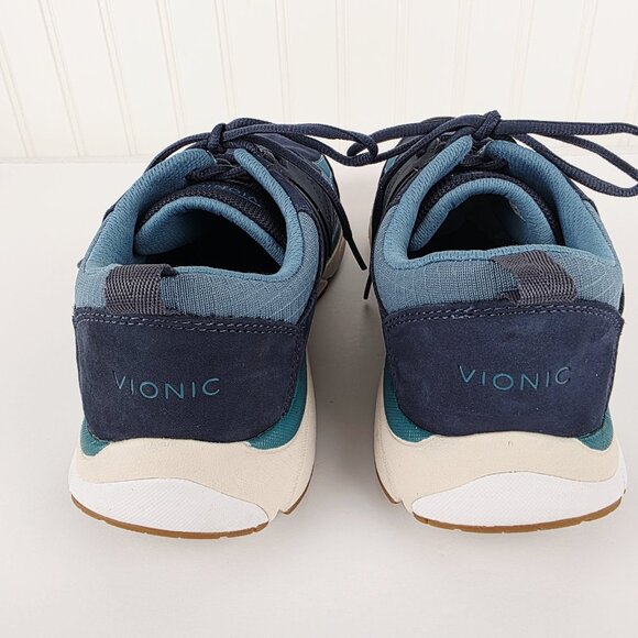 Vionic Women's Drift Zanny Waterproof Blue Sneakers Size 10 - Picture 7 of 16